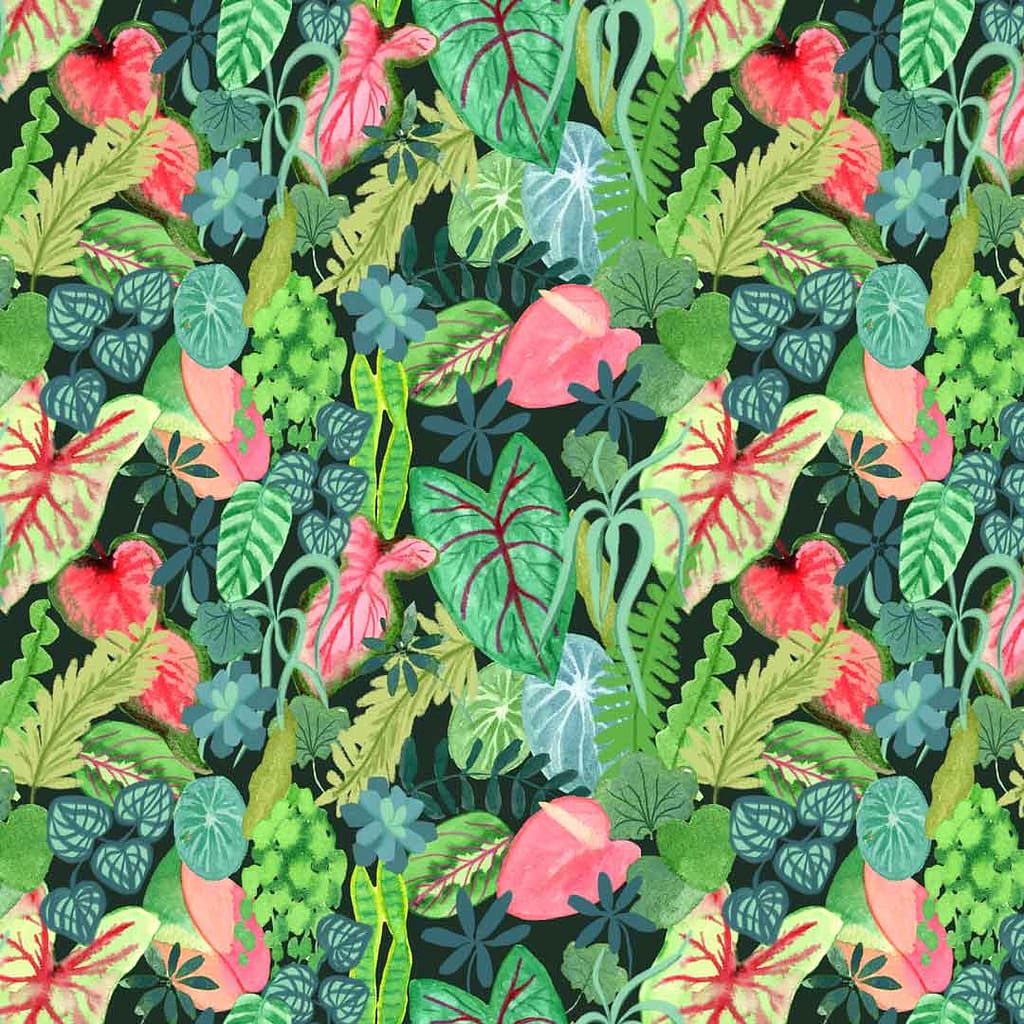 LIVING WALL PLANTS PATTERN