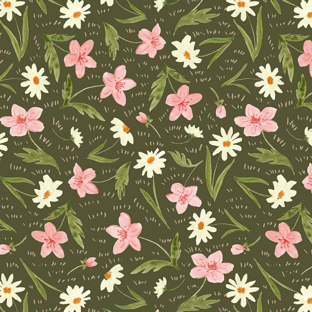 TOSSED DAISIES PATTERN