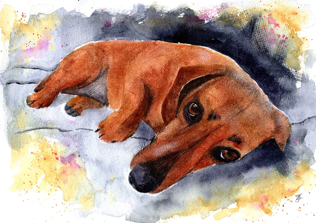 Tosia Watercolour Portrait